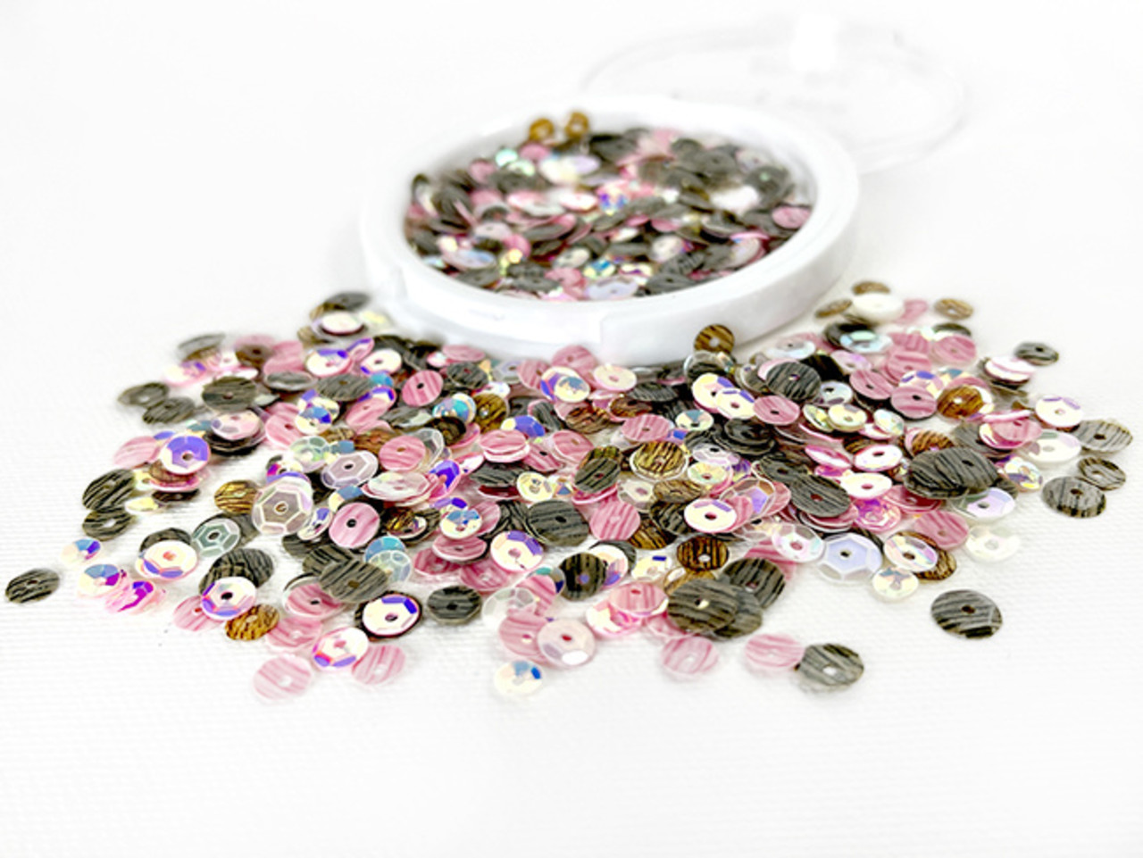 Picket Fence Studios Pink Camo Sequin Mix (SQ-146) (OUTLET) Picket Fence Studios Pink Camo Sequin Mix (SQ-146) (OUTLET)