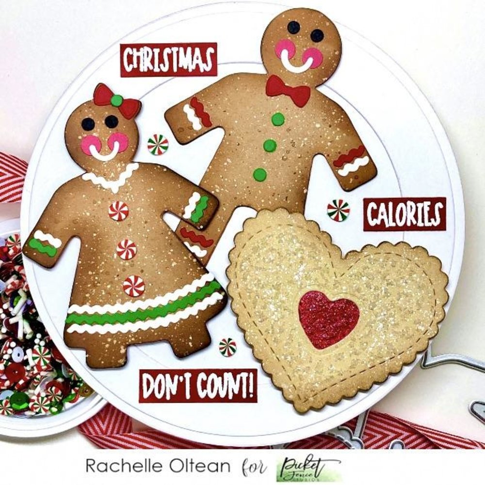 Picket Fence Studios Stitched and Scalloped Rectangles and Alpha Slim Line Die Cutting System (SDCS-126) (OUTLET)