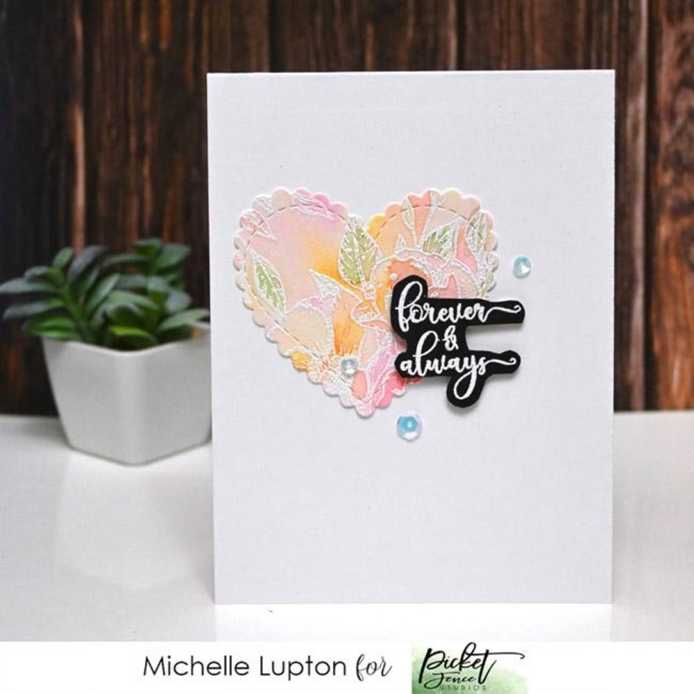 Picket Fence Studios Stitched and Scalloped Rectangles and Alpha Slim Line Die Cutting System (SDCS-126) (OUTLET)