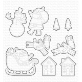 My Favorite Things Happy Ho-Ho-Holidays Die-namics (MFT-2115) (OUTLET)