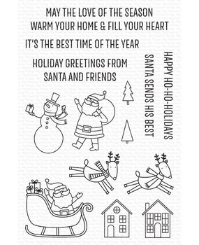 My Favorite Things Happy Ho-Ho-Holidays Clear Stamps (CS-613) (OUTLET)
