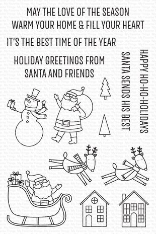 My Favorite Things Happy Ho-Ho-Holidays Clear Stamps (CS-613) (OUTLET) My Favorite Things Happy Ho-Ho-Holidays Clear Stamps (CS-613) (OUTLET)
