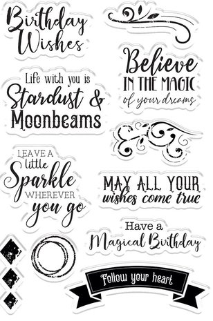 Crafter's Companion Enchanted Dreams Clear Stamps Magical Sentiments (S-ED-ST-MSE) (OUTLET) Crafter's Companion Enchanted Dreams Clear Stamps Magical Sentiments (S-ED-ST-MSE) (OUTLET)