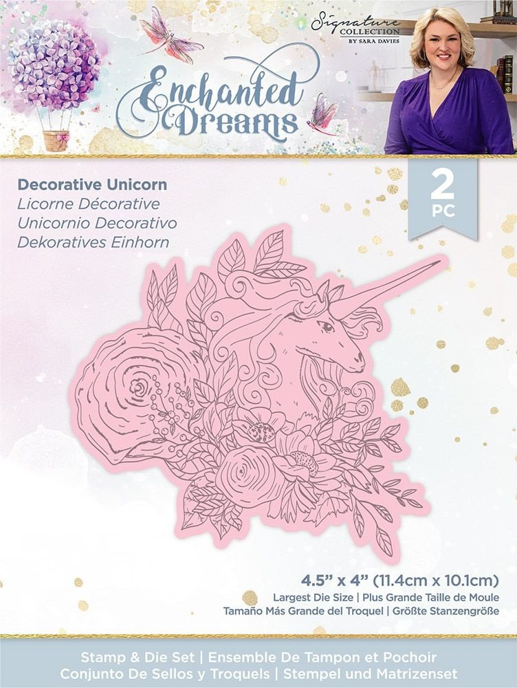 Crafter's Companion Enchanted Dreams Stamp & Die Decorative Unicorn (S-ED-STD-DUNI) (OUTLET) Crafter's Companion Enchanted Dreams Stamp & Die Decorative Unicorn (S-ED-STD-DUNI) (OUTLET)