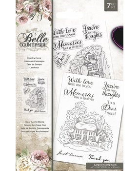 Crafter's Companion Belle Countryside Clear Stamps Country Home (BELC-ST-CA-COUH) (OUTLET)