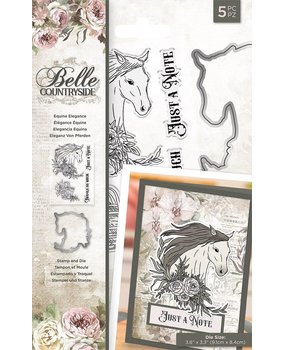 Crafter's Companion Belle Countryside Stamp & Die Equine Elegance (BELC-STD-EQEL) (OUTLET)
