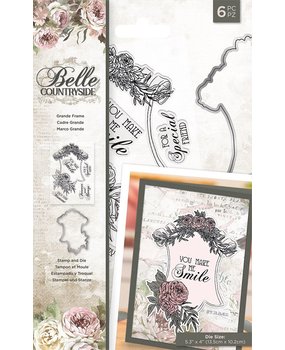 Crafter's Companion Belle Countryside Stamp & Die Grande Frame (BELC-STD-GRFR) (OUTLET)