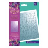 Crafter's Companion Masquerade Ball 3D Embossing Folder Distressed Chandelier (MB-EF5-3D-DICH) (OUTLET)