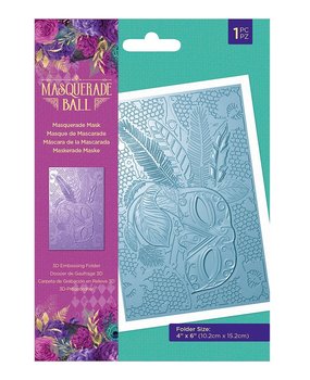 Crafter's Companion Masquerade Ball 3D Embossing Folder Masquerade Mask (MB-EF4-3D-MAMA) (OUTLET)