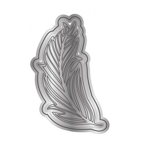 Crafter's Companion Masquerade Ball Metal Die Flamboyant Feathers (MB-MD-FLFE) (OUTLET)