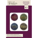 Crafter's Companion The Reindeer Collection Embossing Powders (4pcs) (TRC-EMBP) (OUTLET)