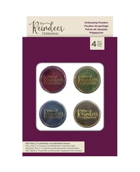 Crafter's Companion The Reindeer Collection Embossing Powders (4pcs) (TRC-EMBP) (OUTLET)