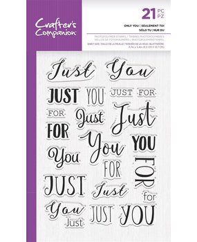 Crafter's Companion Only You Clear Stamps (CC-STP-ONLYYOU) (OUTLET)