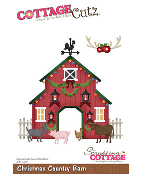 Scrapping Cottage Christmas Country Barn (CC-911) (OUTLET)