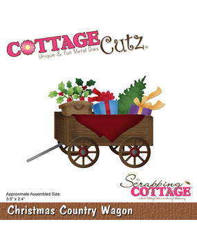 Scrapping Cottage Christmas Country Wagon (CC-912) (OUTLET)