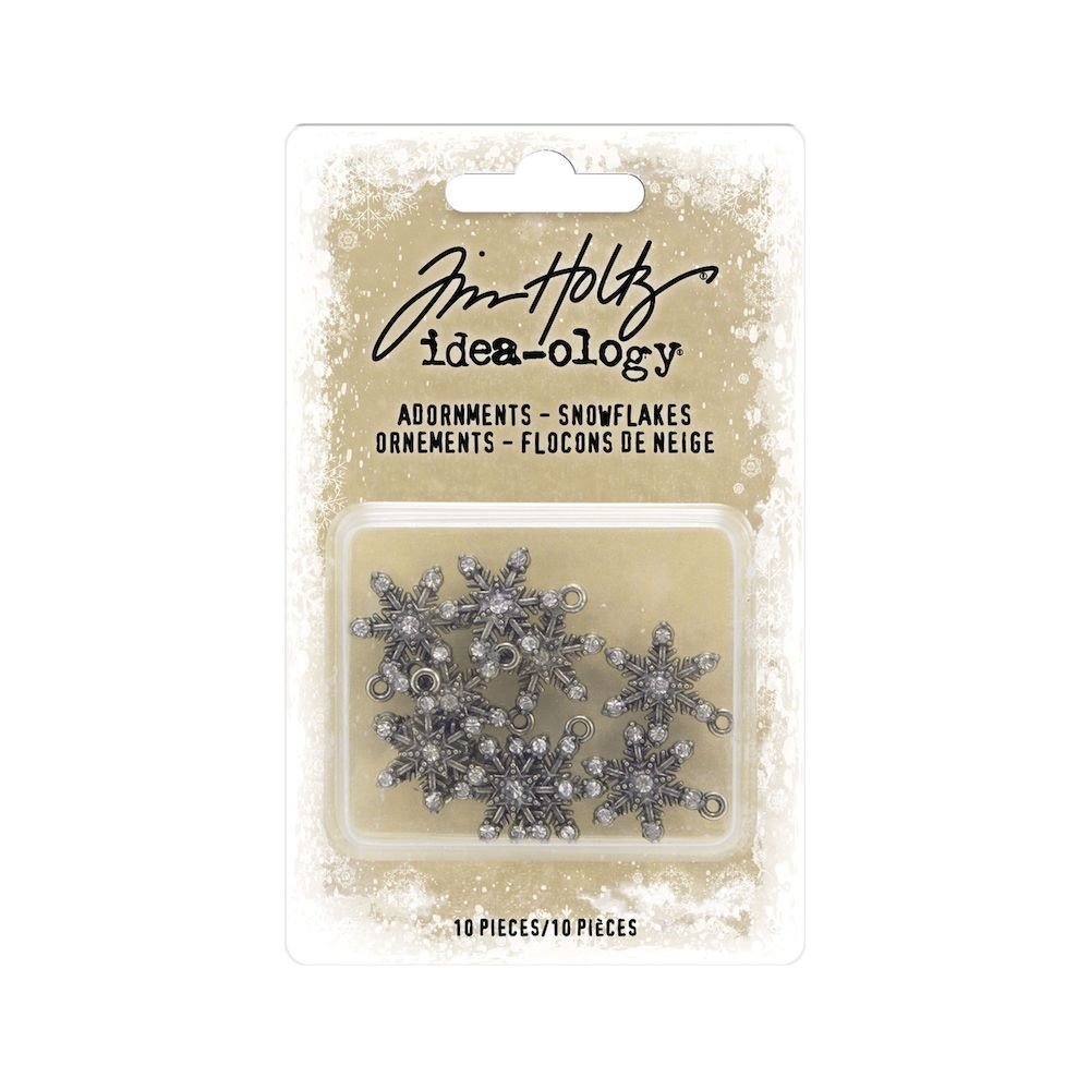 Idea-ology Tim Holtz Adornments Snowflakes (TH94200) (DISCONTINUED) Idea-ology Tim Holtz Adornments Snowflakes (TH94200) (DISCONTINUED)