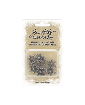 Idea-ology Tim Holtz Adornments Snowflakes (TH94200) (DISCONTINUED)
