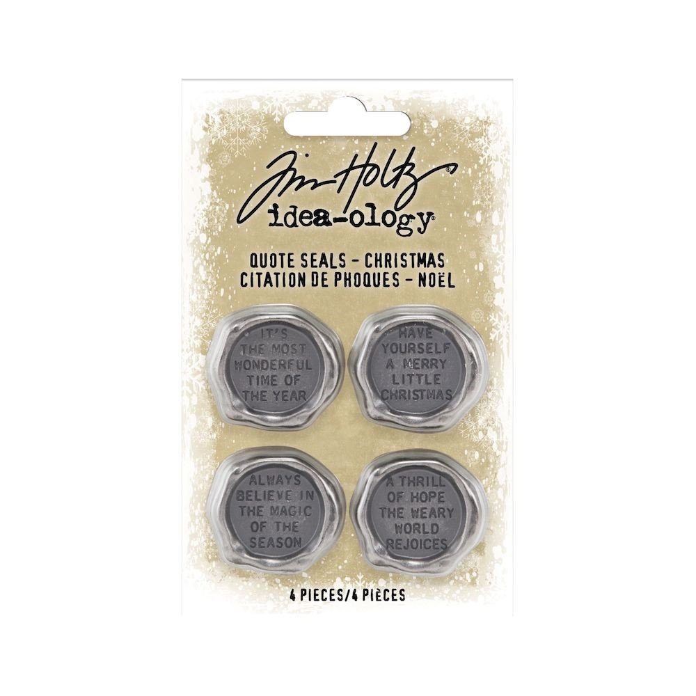 Idea-ology Tim Holtz Christmas Quote Seals (TH94202) (DISCONTINUED) Idea-ology Tim Holtz Christmas Quote Seals (TH94202) (DISCONTINUED)
