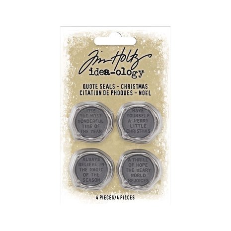Idea-ology Tim Holtz Christmas Quote Seals (TH94202) (DISCONTINUED) Idea-ology Tim Holtz Christmas Quote Seals (TH94202) (DISCONTINUED)