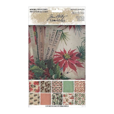 Idea-ology Tim Holtz Christmas Worn Wallpaper (TH94182) (DISCONTINUED) Idea-ology Tim Holtz Christmas Worn Wallpaper (TH94182) (DISCONTINUED)