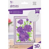 Gemini Dahlias 3D Embossing Folder (GEM-EF5-3D-DAHL) (DISCONTINUED)