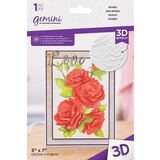 Gemini Roses 3D Embossing Folder (GEM-EF5-3D-ROSE) (OUTLET)