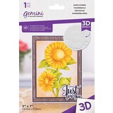 Gemini Sunflowers 3D Embossing Folder (GEM-EF5-3D-SUNF) (DISCONTINUED)