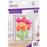 Gemini Tulips 3D Embossing Folder (GEM-EF5-3D-TULI) (DISCONTINUED)