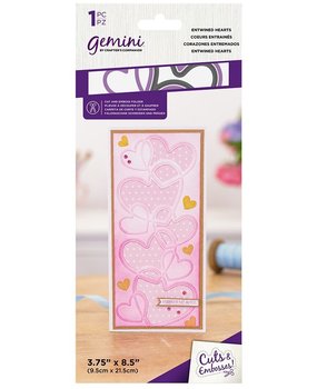 Gemini Entwined Hearts Cut and Emboss Folder (GEM-CEF8.5-ENHEA) (DISCONTINUED)
