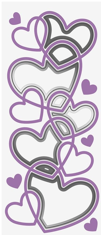 Gemini Entwined Hearts Cut and Emboss Folder (GEM-CEF8.5-ENHEA) (DISCONTINUED)
