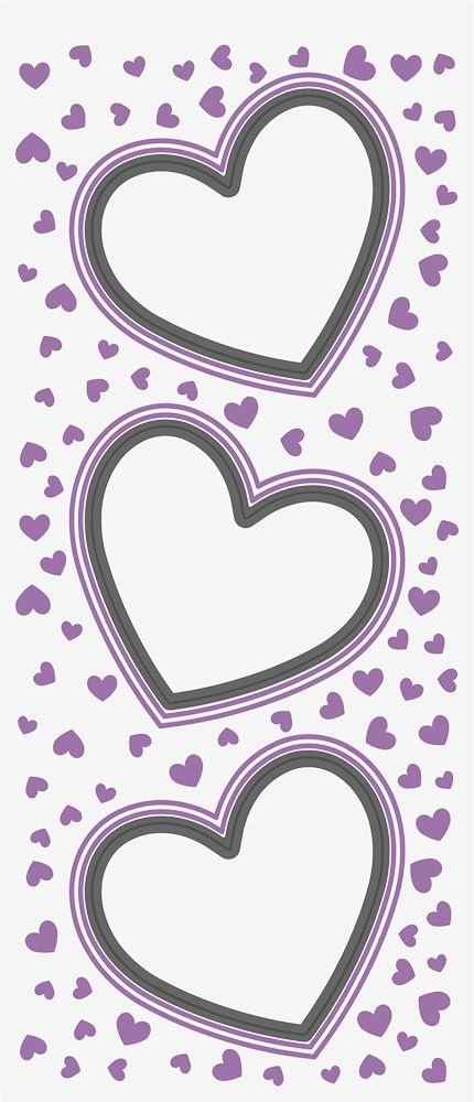 Gemini Happy Hearts Cut and Emboss Folder (GEM-CEF8.5-HHEA) (DISCONTINUED)