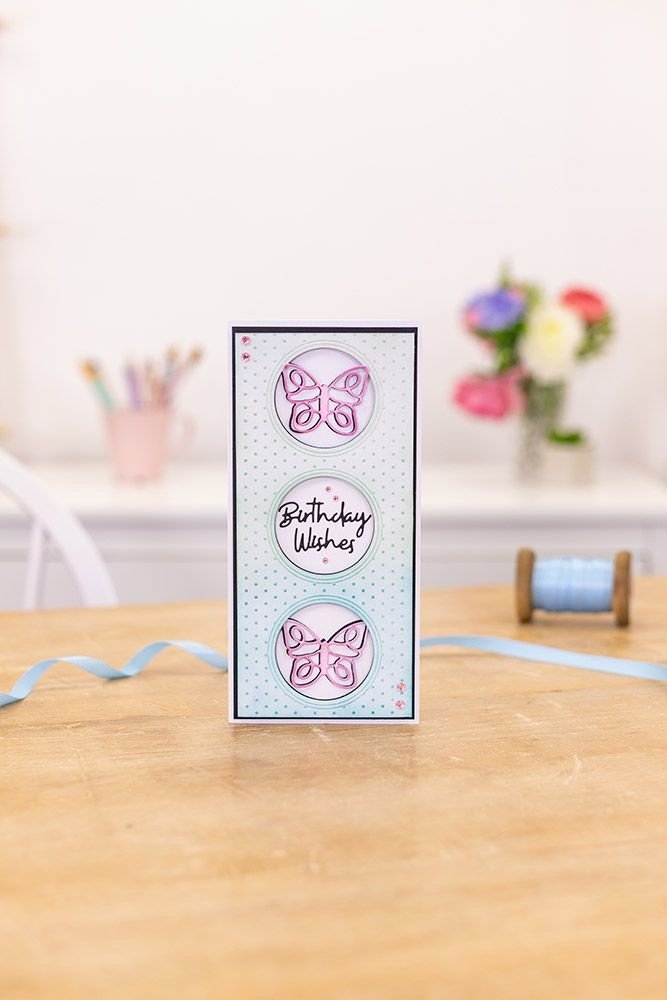 Gemini Pretty Polka Dots Cut and Emboss Folder (GEM-CEF8.5-PPDO) (DISCONTINUED)