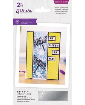 Gemini Floral Dragonflies Create-a-Card Dies (GEM-MD-CAD-FLOD) (DISCONTINUED) Gemini Floral Dragonflies Create-a-Card Dies (GEM-MD-CAD-FLOD) (DISCONTINUED)