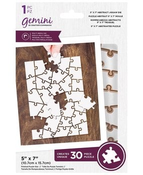 Gemini 5x7 Inch Abstract Jigsaw Multi Media Dies (30pcs) (GEM-MMD-ABJIG30) (DISCONTINUED)