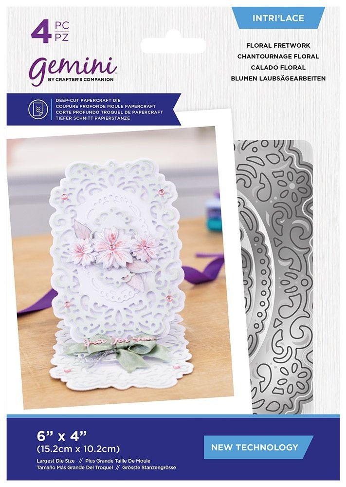 Gemini Floral Fretwork Intri’lace Dies (GEM-MD-INT-FLFR) (DISCONTINUED) Gemini Floral Fretwork Intri’lace Dies (GEM-MD-INT-FLFR) (DISCONTINUED)