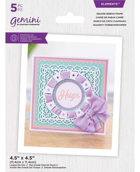 Gemini Square Ribbon Frame Elements Dies (GEM-MD-ELE-SRIB) (DISCONTINUED) Gemini Square Ribbon Frame Elements Dies (GEM-MD-ELE-SRIB) (DISCONTINUED)