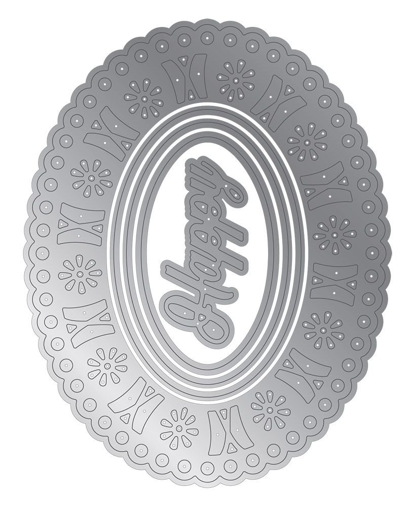Gemini Oval Ribbon Frame Elements Dies (GEM-MD-ELE-ORIB) (DISCONTINUED) Gemini Oval Ribbon Frame Elements Dies (GEM-MD-ELE-ORIB) (DISCONTINUED)