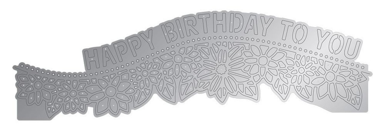 Gemini Happy Birthday to You Edge'ables Dies (GEM-MD-EDG-HBTY) (DISCONTINUED)