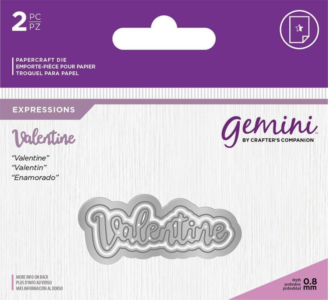 Gemini Valentine Expressions Dies (GEM-MD-E-W-30) (OUTLET) Gemini Valentine Expressions Dies (GEM-MD-E-W-30) (OUTLET)