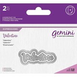 Gemini Valentine Expressions Dies (GEM-MD-E-W-30) (OUTLET)
