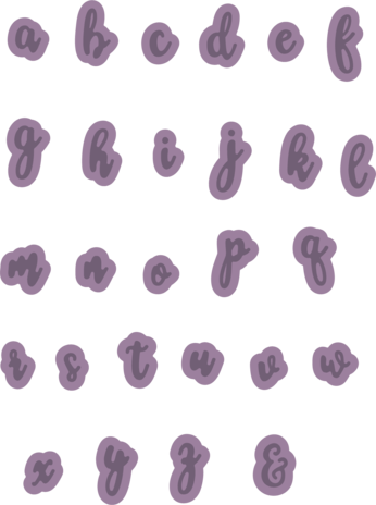 Gemini Lowercase Alphabet Set Expressions Dies (GEM-MD-E-W-80) (DISCONTINUED)
