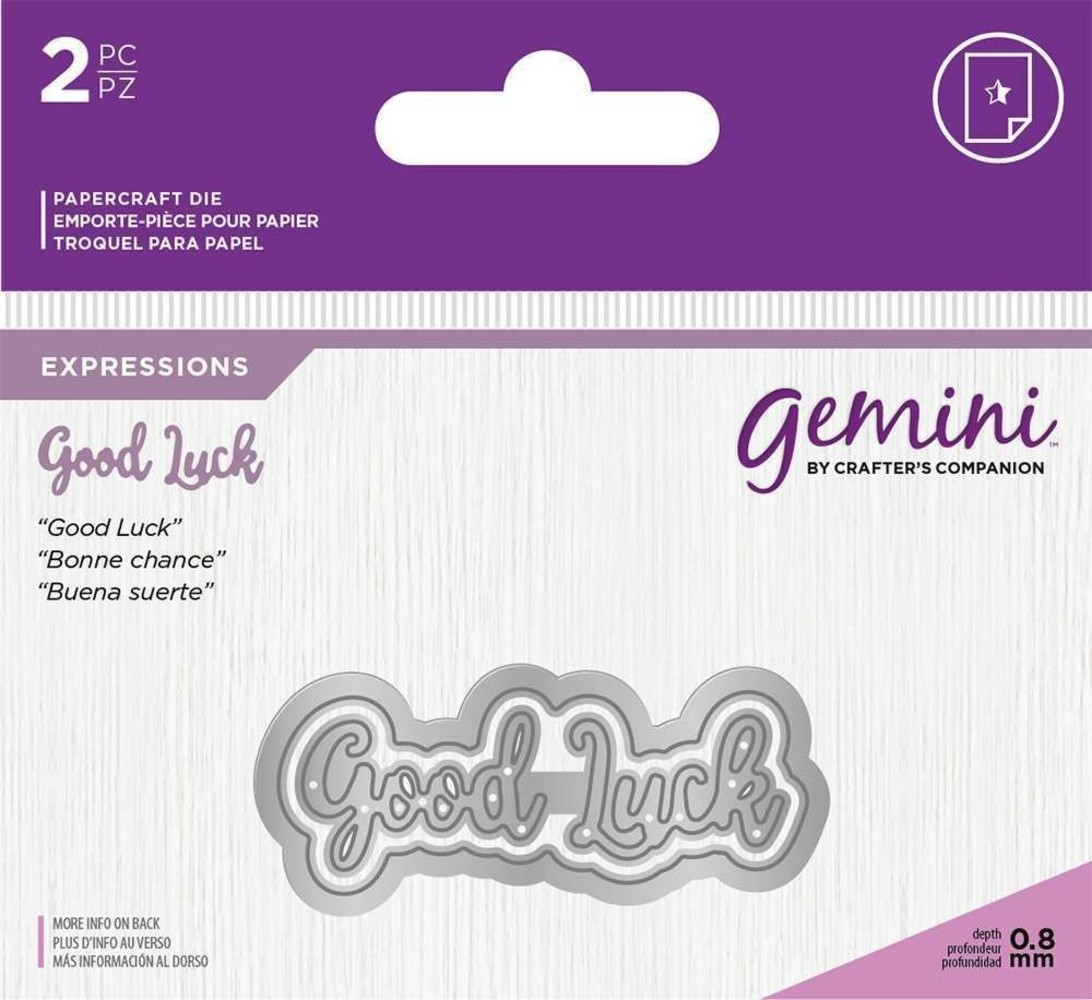 Gemini Good Luck Expressions Dies (GEM-MD-E-W-49) (OUTLET) Gemini Good Luck Expressions Dies (GEM-MD-E-W-49) (OUTLET)