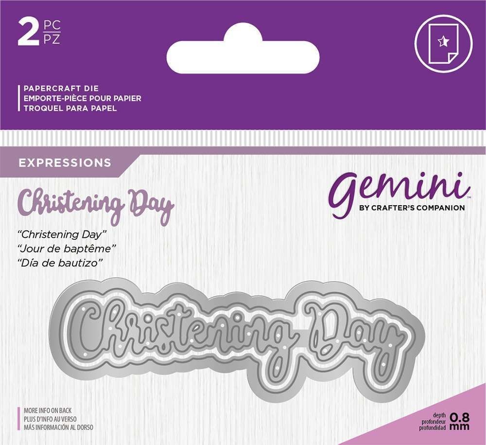 Christening Day Expressions Dies (GEMMDEW68) Craftlines B.V.