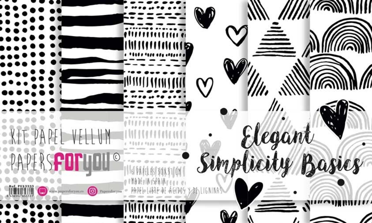 Papers For You Elegant Simplicity Basics Vellum Paper Pack (6pcs) (PFY-3333) (DISCONTINUED) Papers For You Elegant Simplicity Basics Vellum Paper Pack (6pcs) (PFY-3333) (DISCONTINUED)