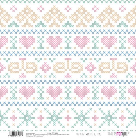 Papers For You The Most Wonderful Time Canvas Scrap Pack (8pcs) (PFY-3295) (DISCONTINUED)