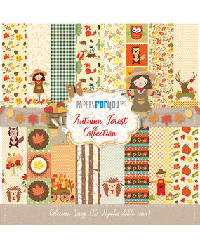 Papers For You Autumn Forest Scrap Paper Pack (12pcs) (PFY-1711) (DISCONTINUED) Papers For You Autumn Forest Scrap Paper Pack (12pcs) (PFY-1711) (DISCONTINUED)