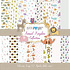 Animal Kingdom Scrap Paper Pack (12pcs) (PFY-1265) (DISCONTINUED) Animal Kingdom Scrap Paper Pack (12pcs) (PFY-1265) (DISCONTINUED)