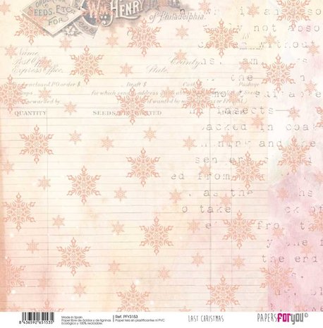 Papers For You Last Christmas Canvas Scrap Pack (8pcs) (PFY-3150) (DISCONTINUED) Papers For You Last Christmas Canvas Scrap Pack (8pcs) (PFY-3150) (DISCONTINUED)