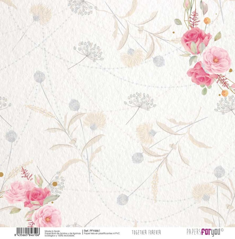 Papers For You Together Forever Canvas Scrap Pack (8pcs) (PFY-4460) (DISCONTINUED)