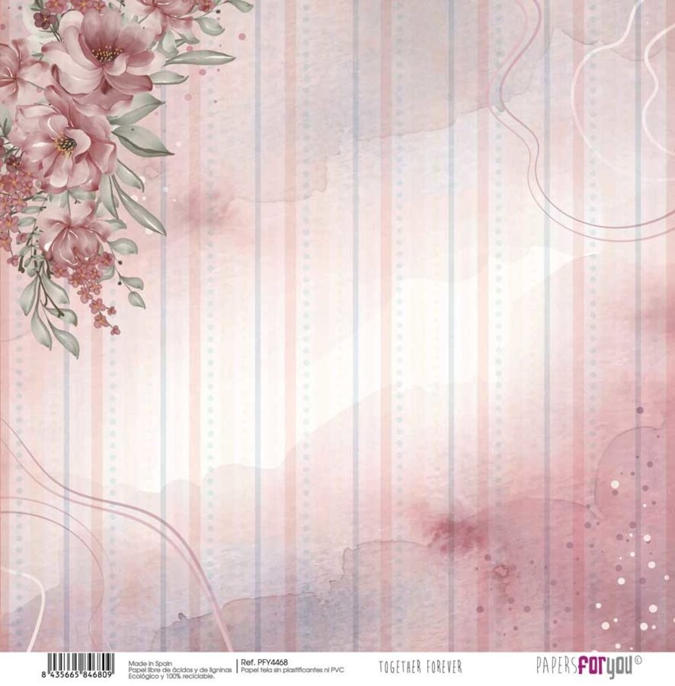 Papers For You Together Forever Canvas Scrap Pack (8pcs) (PFY-4460) (DISCONTINUED)